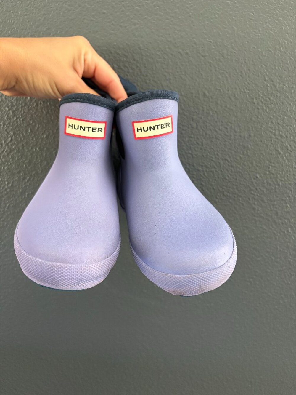 Girl's Hunter Finley boot size 11c purple